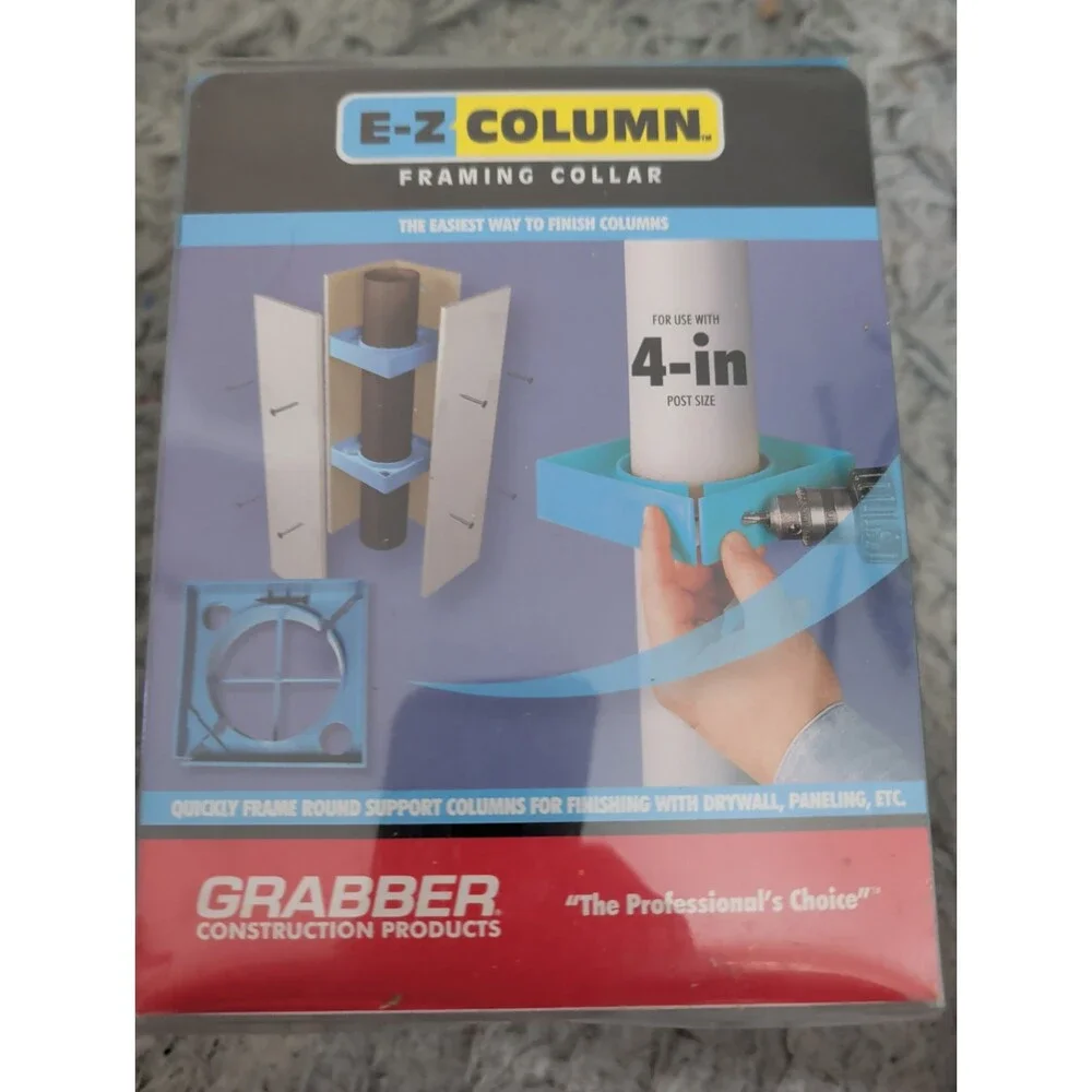 Grabber 4 In. Blue Nylon Ez Column Framing Kit (5-pack), Blue Brand NEW